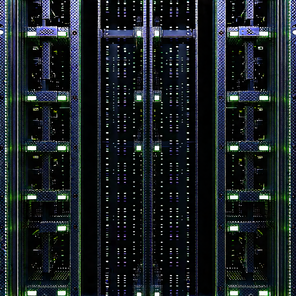 Close-up of sensor array