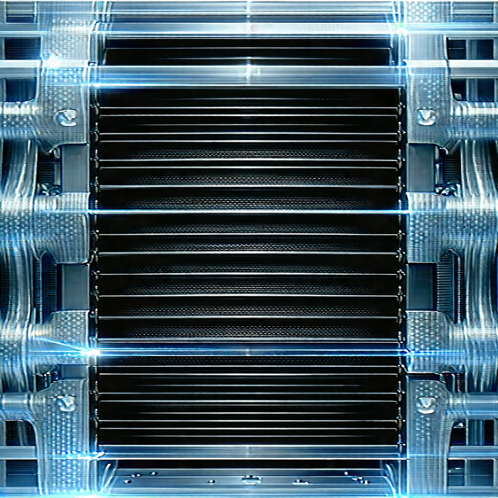 Close-up of cooling system