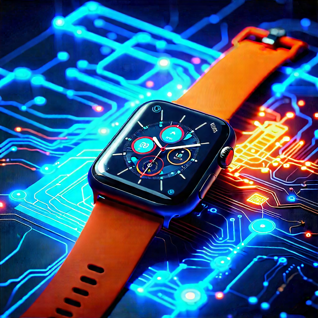 Smart watch with data visualization