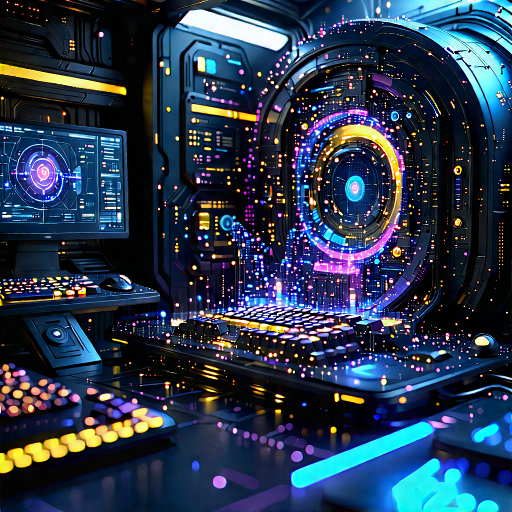 Quantum computer with digital particles