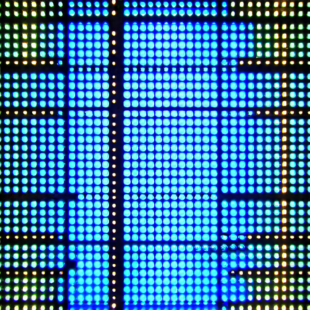 Close-up of sensor array