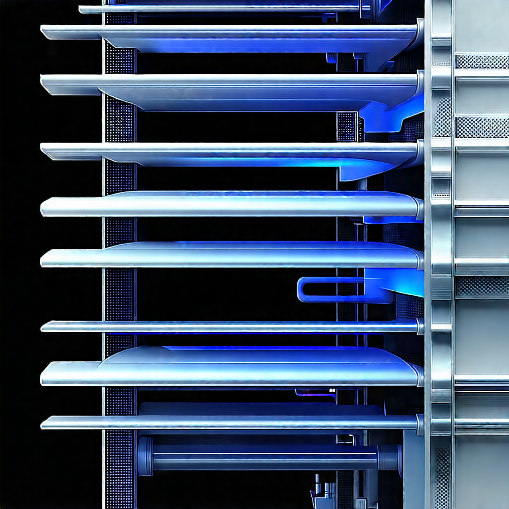 Close-up of cooling system
