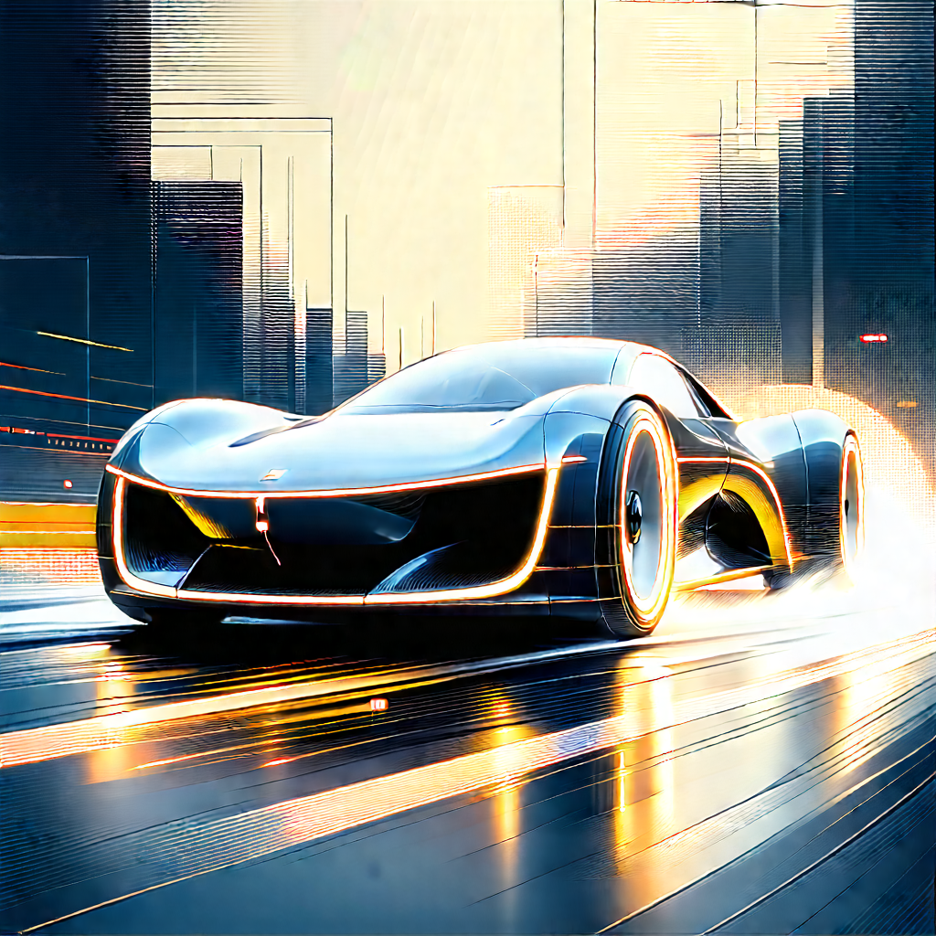 Innovative Electric Vehicle Design With Futuristic Driving