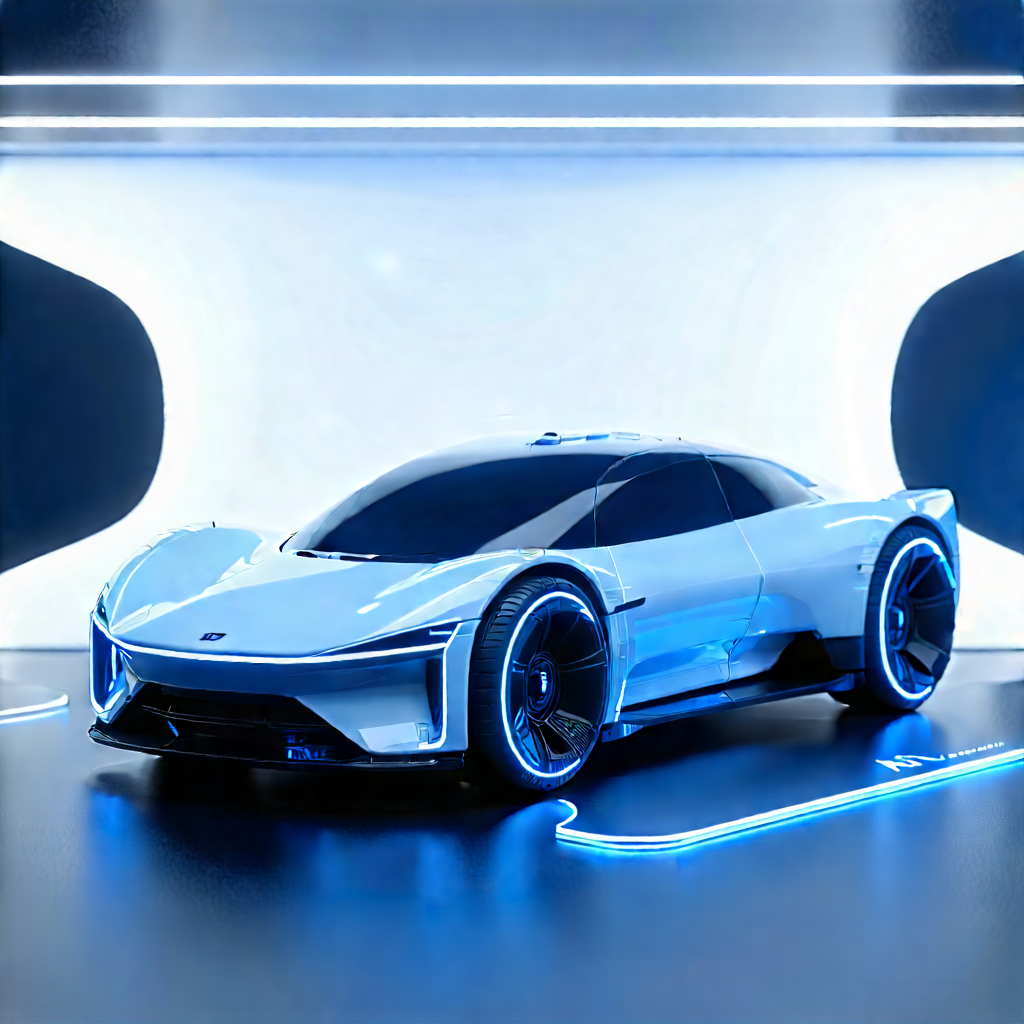 Innovative Electric Vehicle Design With Futuristic Sleek