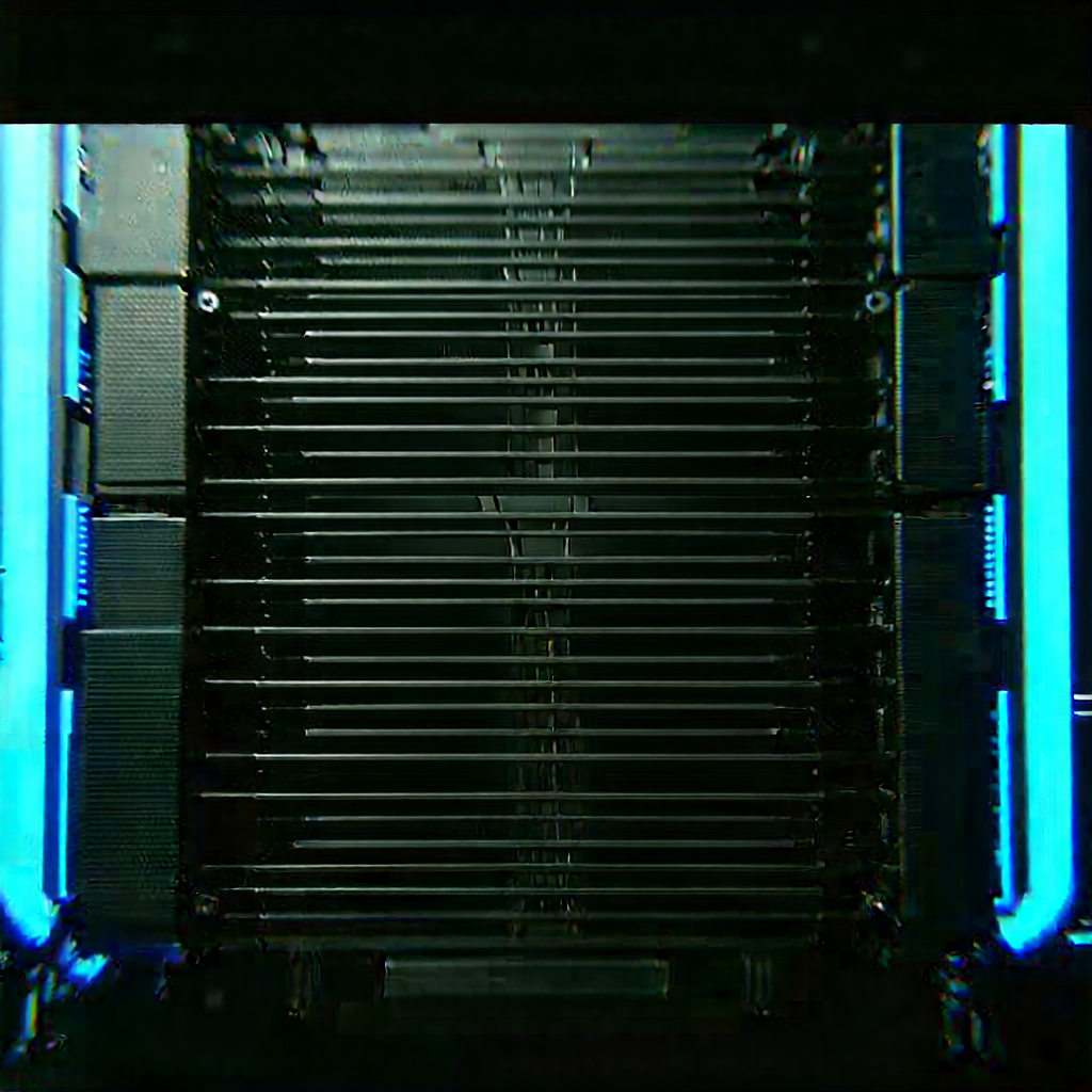Close-up of cooling system
