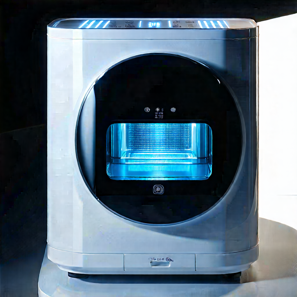 Innovative Smart Appliance Design With White Microwave