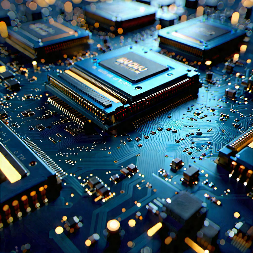 Close-up of memory module