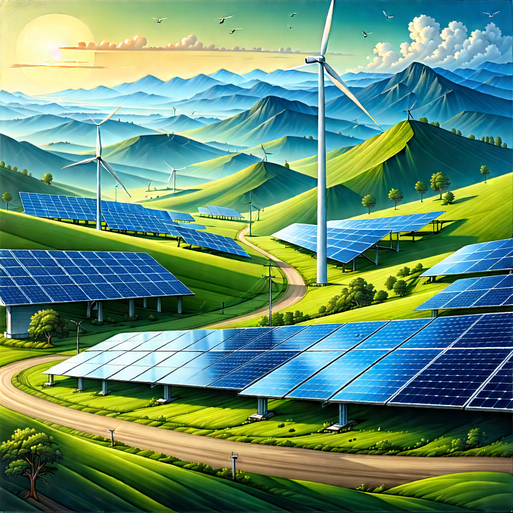 Innovative Renewable Energy Design With Painting Beautiful