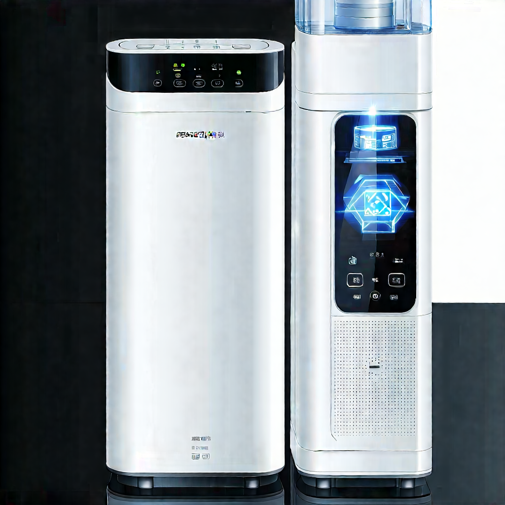 Innovative Smart Appliance Design With White Silver