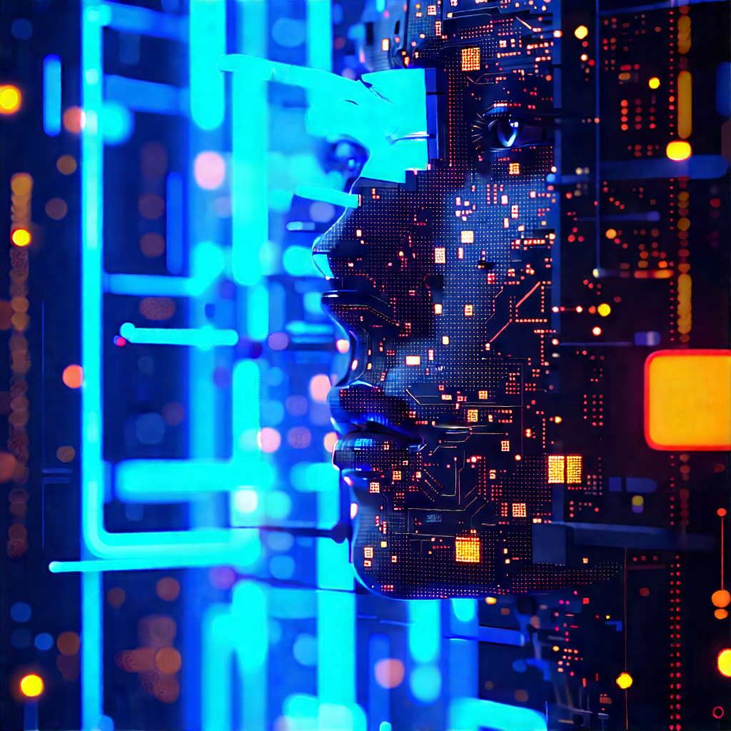 Close-up of sensor array