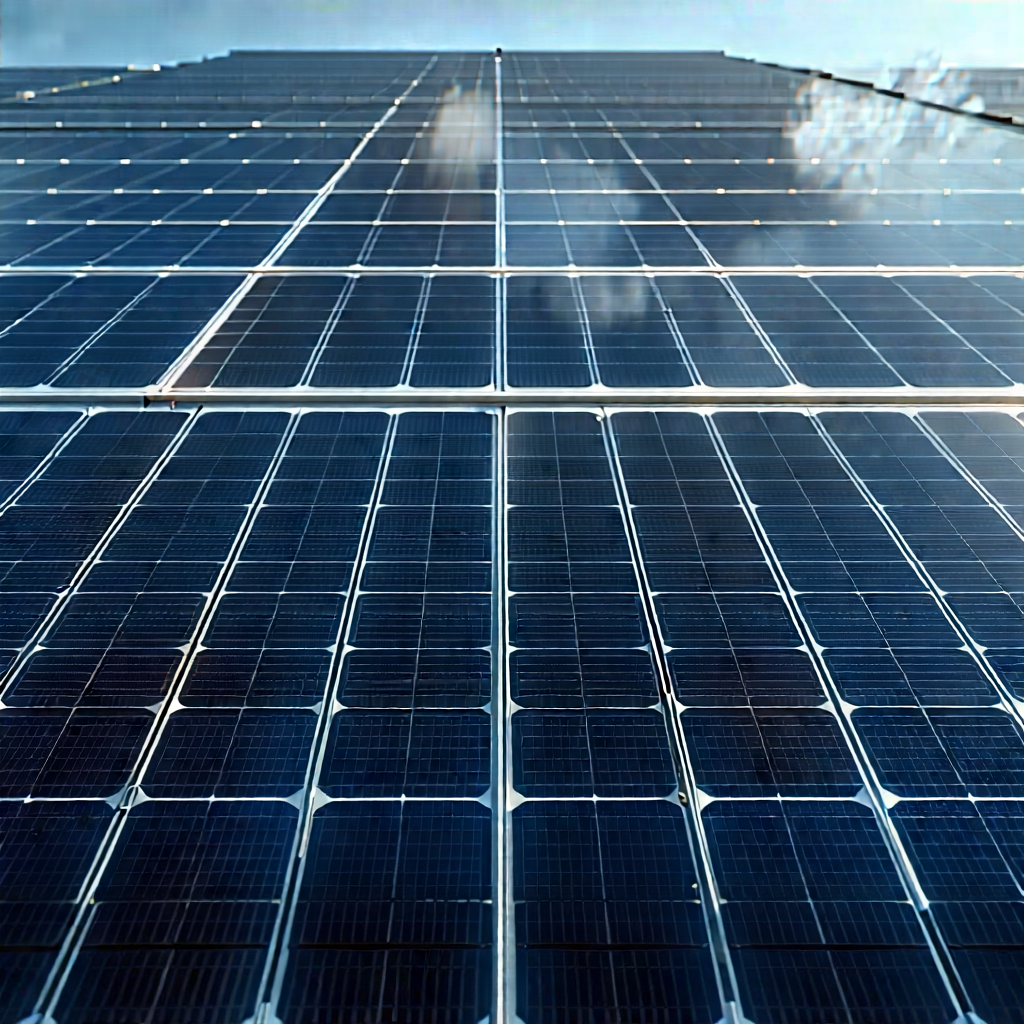 Solar Panel With Laser Scanning With Large Solar