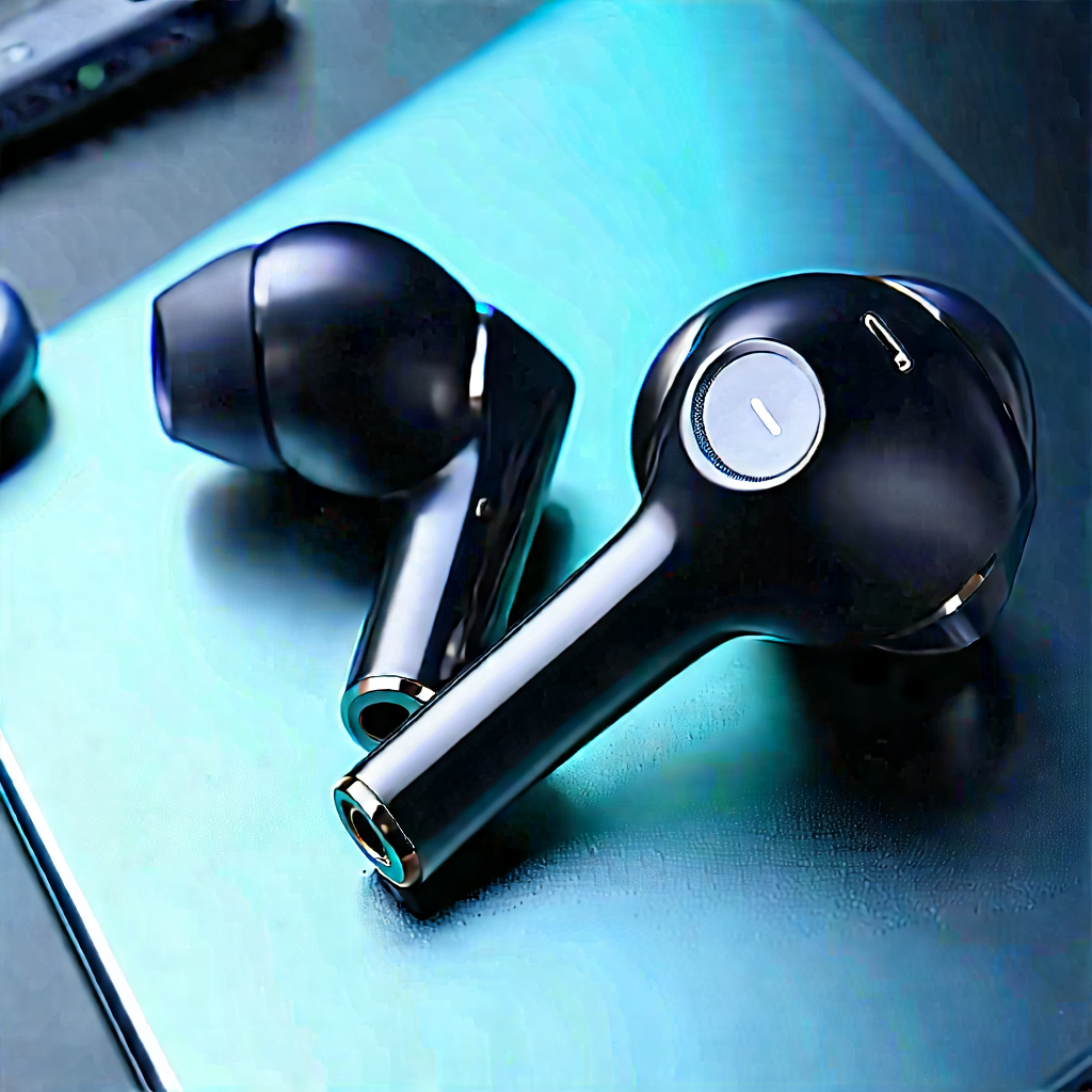 Wireless Earbuds With Streaming Content With Pair Black