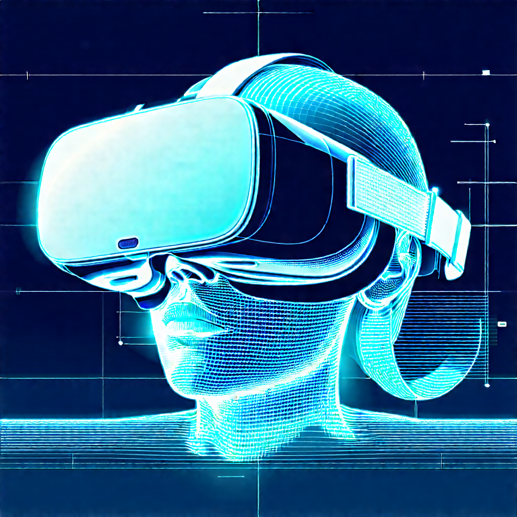 Vr headset with streaming content