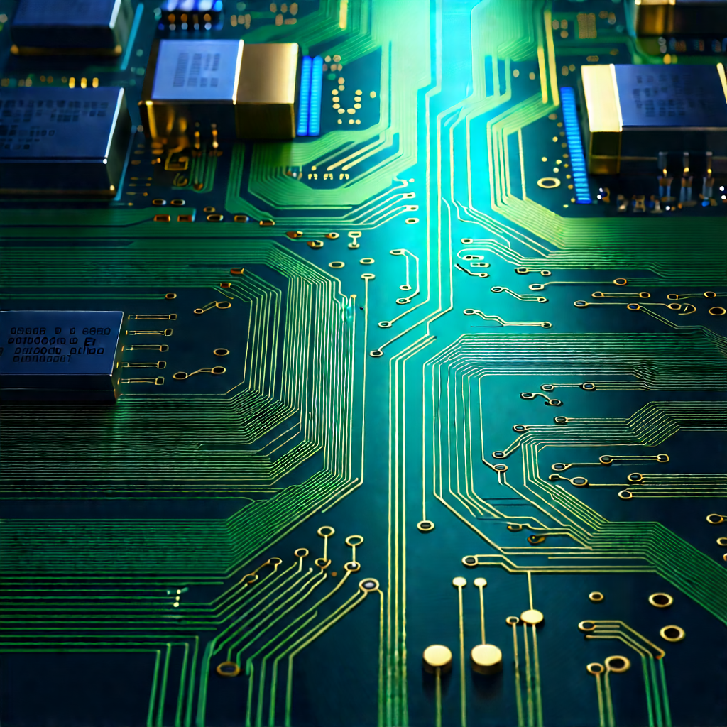 Circuit board with data streams