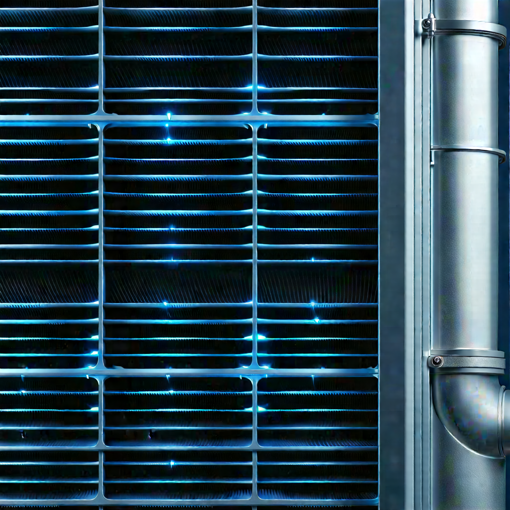 Close-up of cooling system