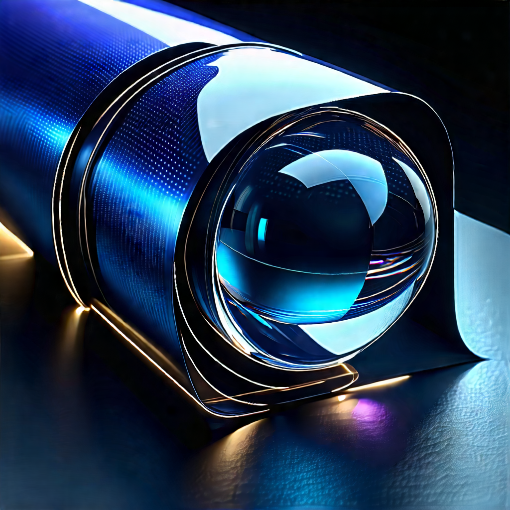 Innovative Communication Tool Design With Blue Glass
