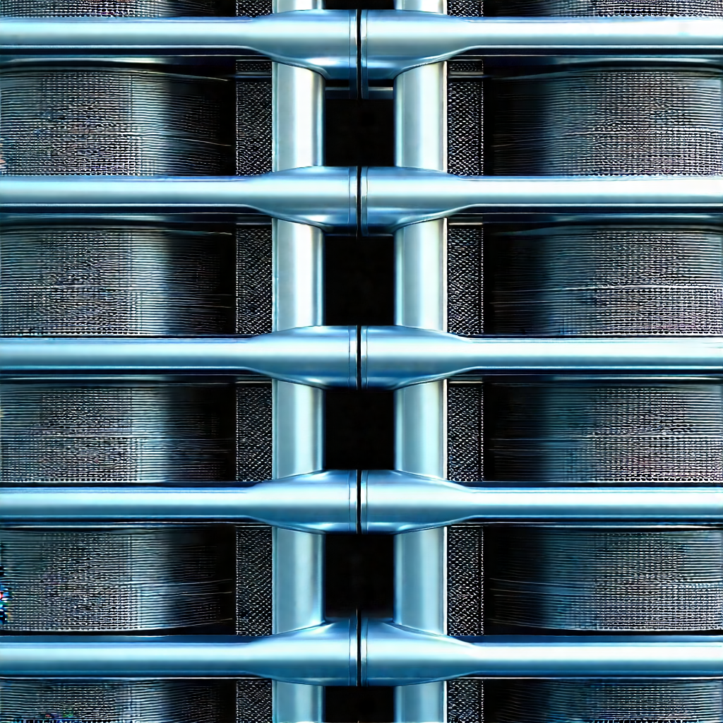Close-up of cooling system