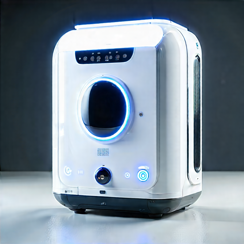 Innovative Smart Appliance (design:1.11) With White Blue