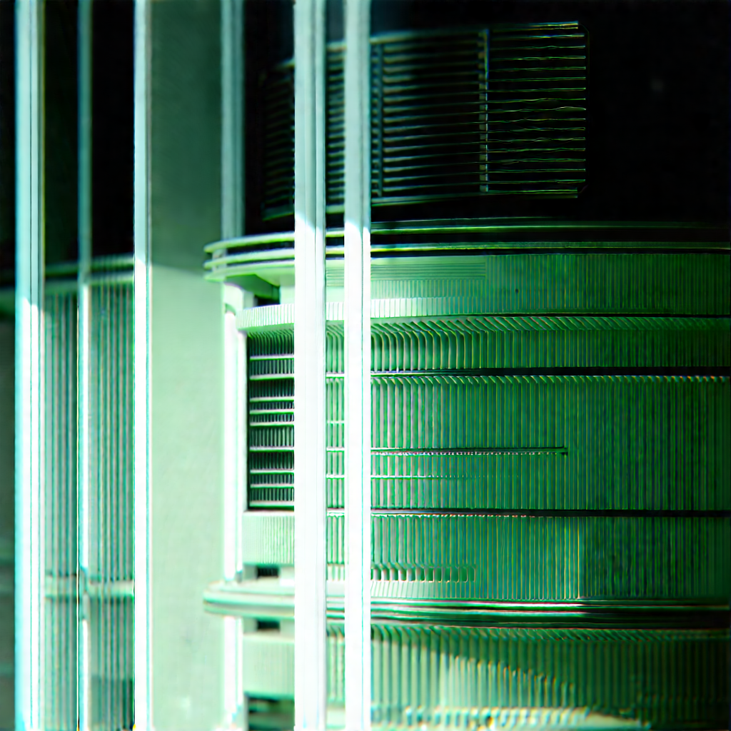 Close-up of cooling system