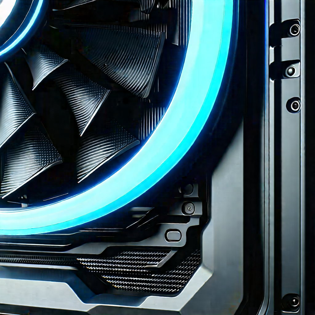 Close-up of cooling system