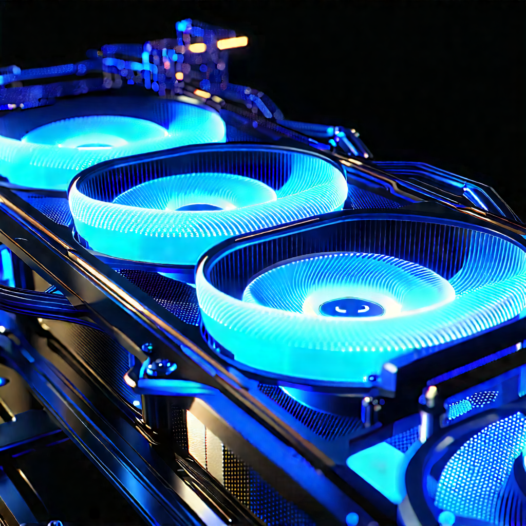 Close-up of cooling system