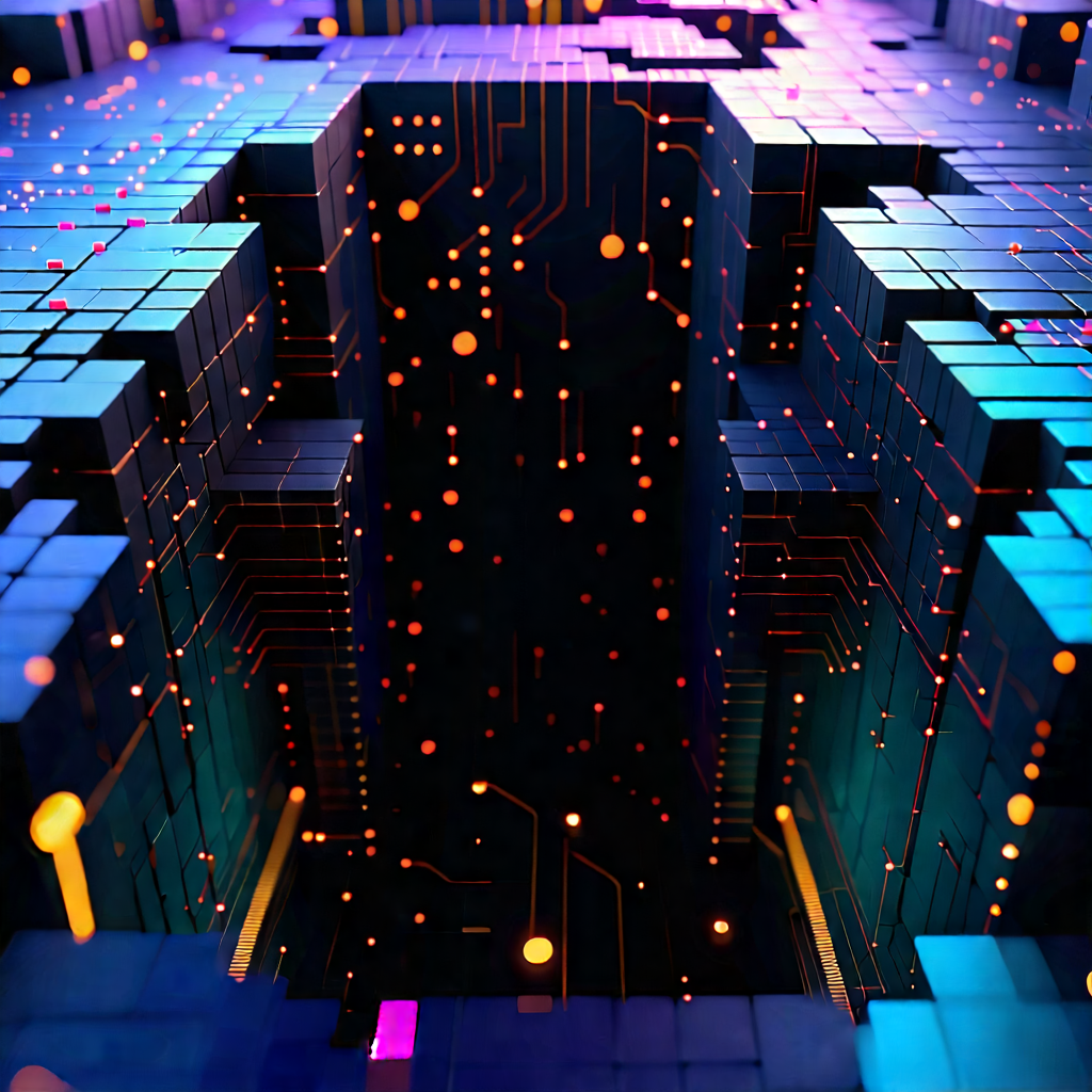 Close-up of sensor array