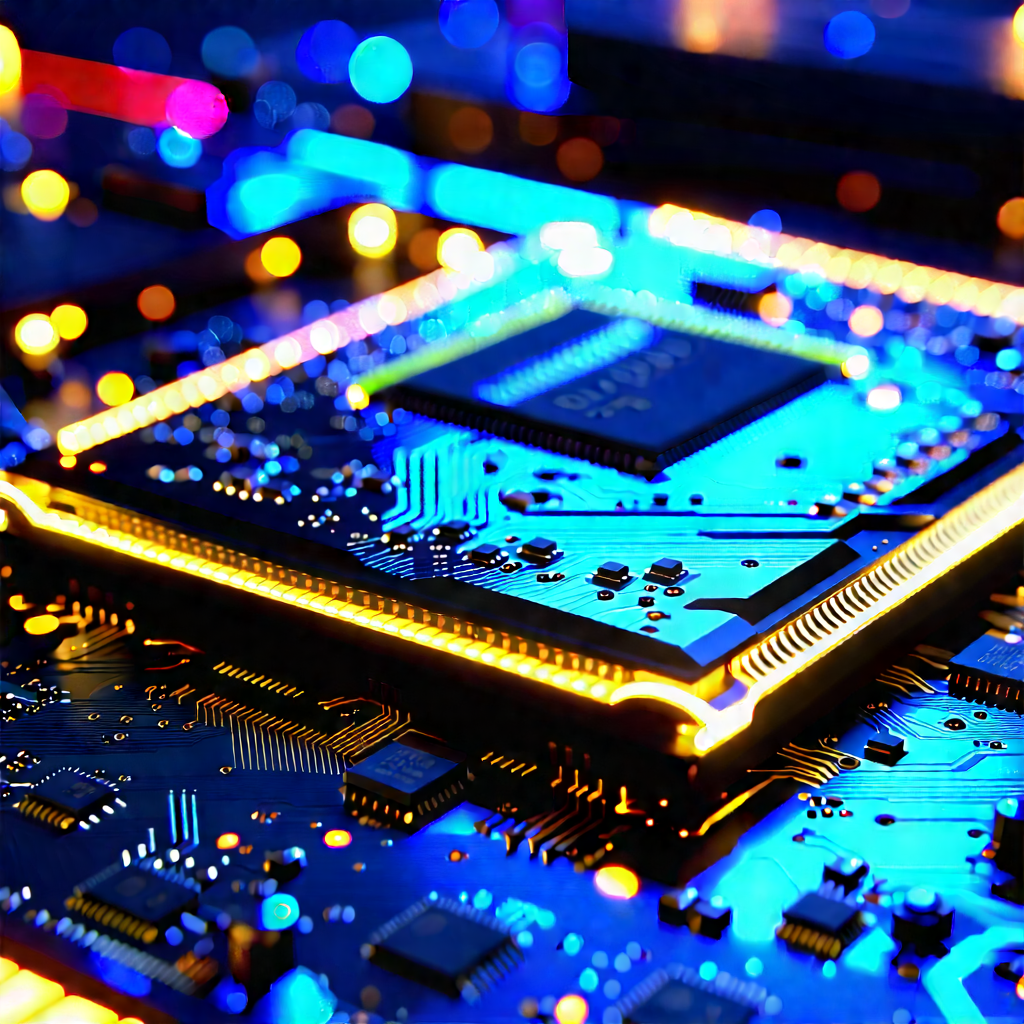 Close-up of memory module