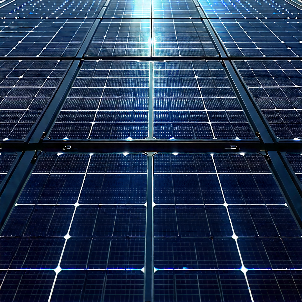 Solar Panel With Holographic Projection With Large Solar