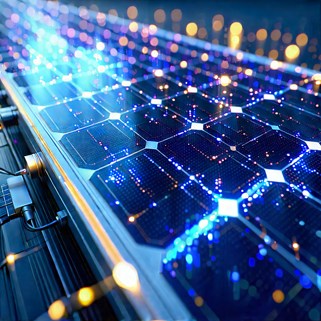 Solar Panel With Holographic Projection With Solar Panel