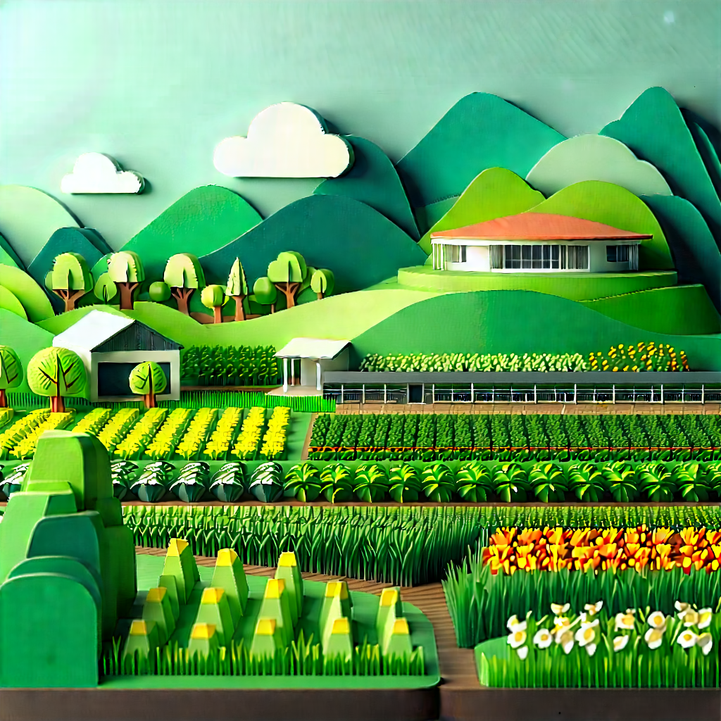 Agricultural technology in research center