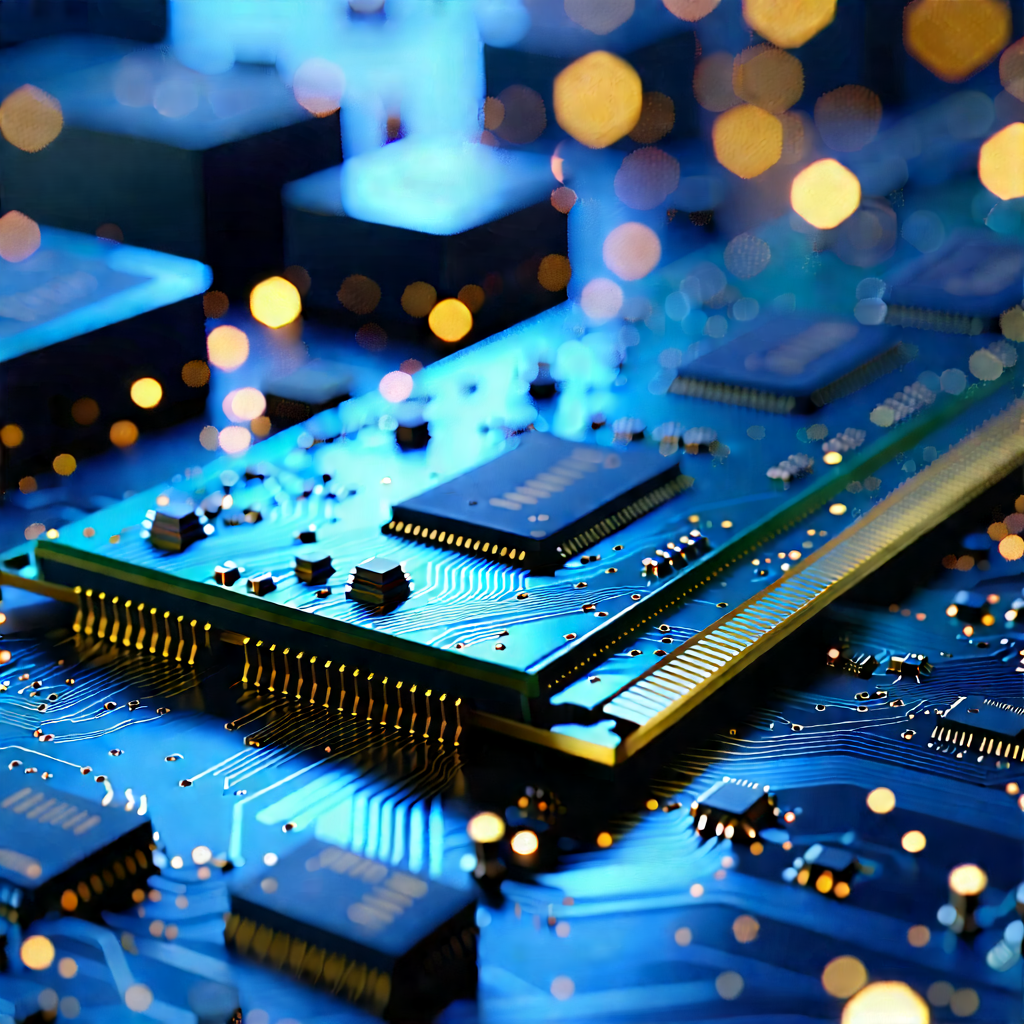Close-up of memory module