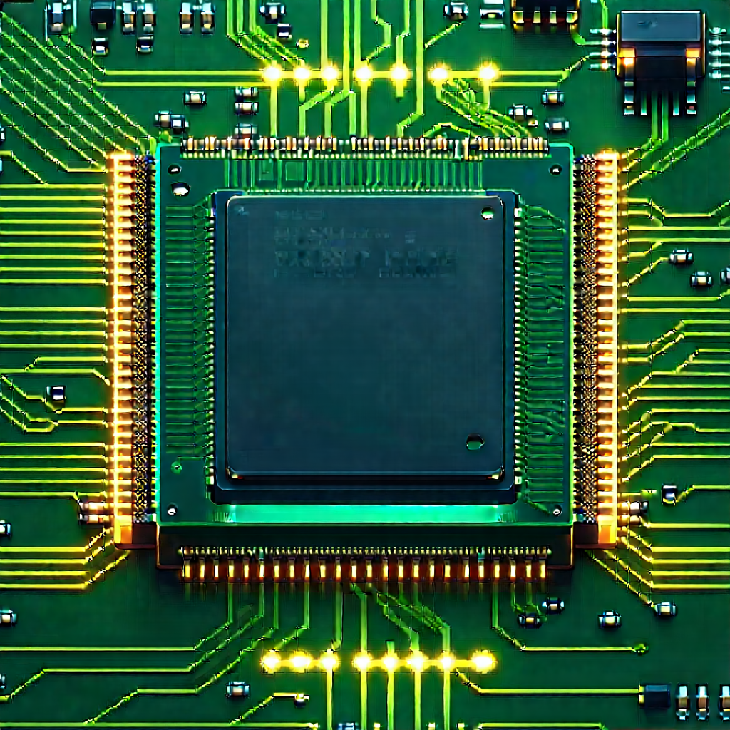 Close-up of memory module
