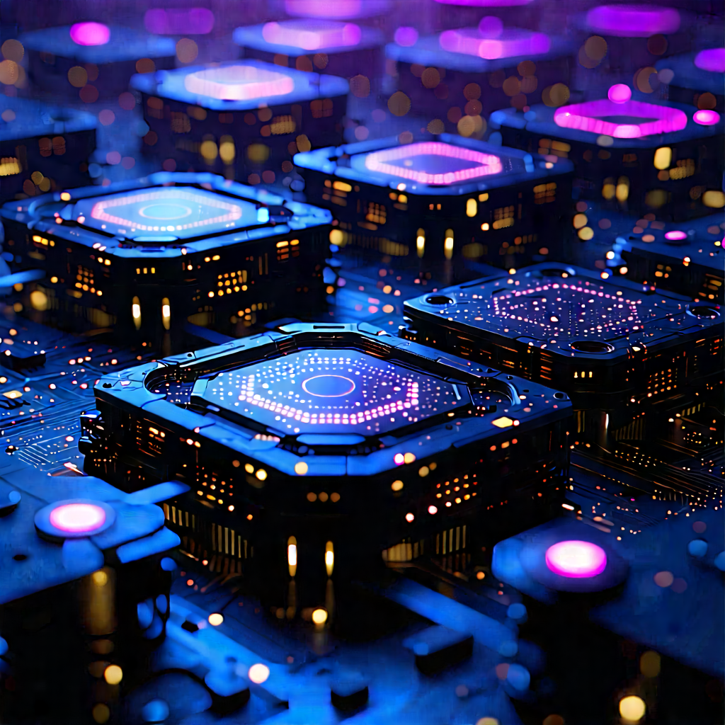 Close-up Of Sensor Array With Image, There