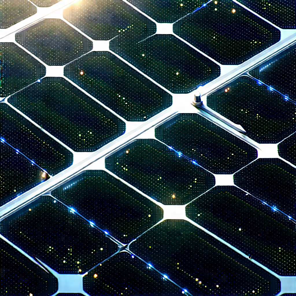 Solar panel with (digital:1.46) particles