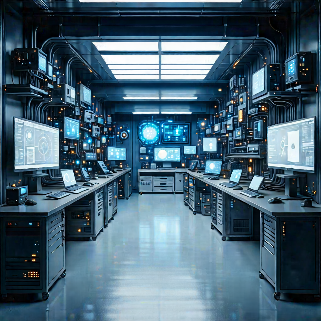 Entertainment Technology In Manufacturing Facility With Image, There
