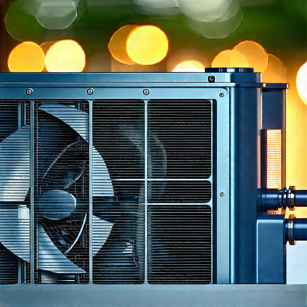 Close-up of cooling system
