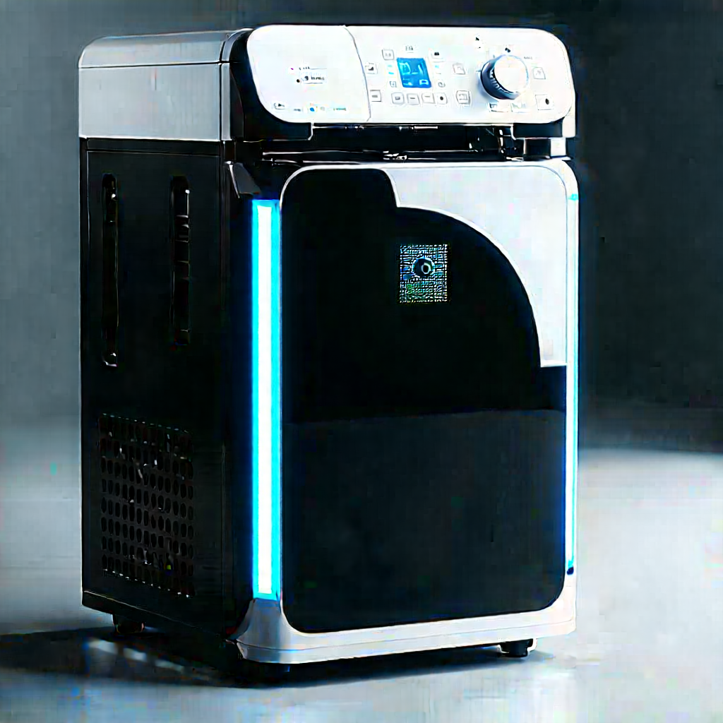 Innovative Smart Appliance Design With Black White