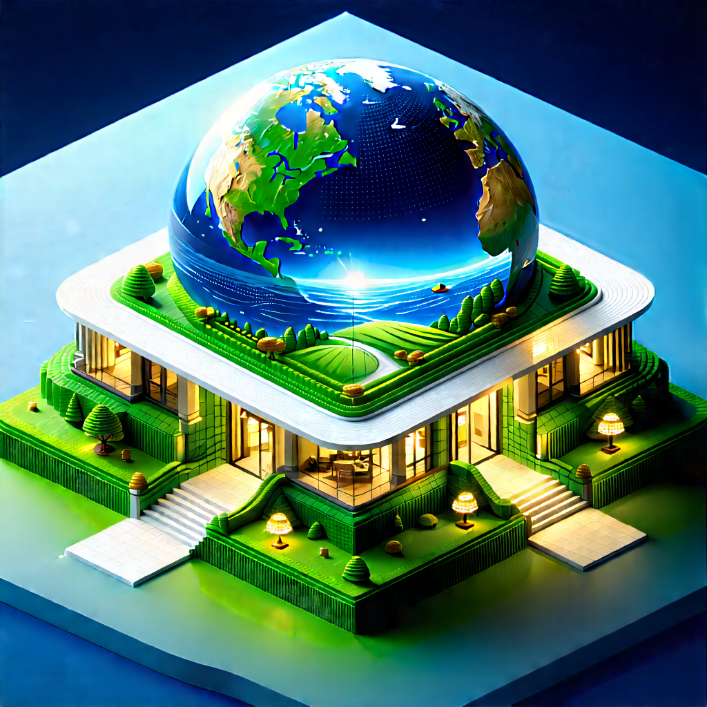Innovative Communication Tool (design:1.45) With Model House