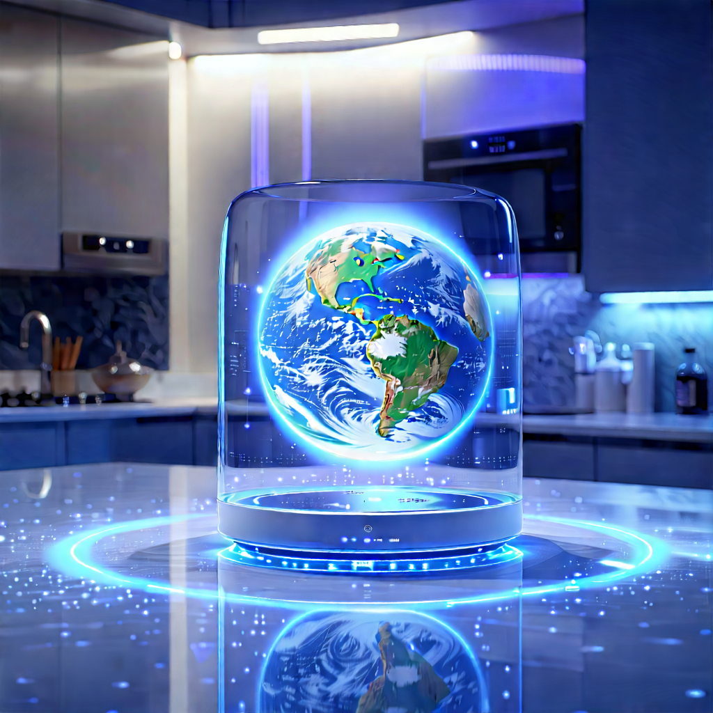 Innovative Smart Appliance Design With Large, Illuminated