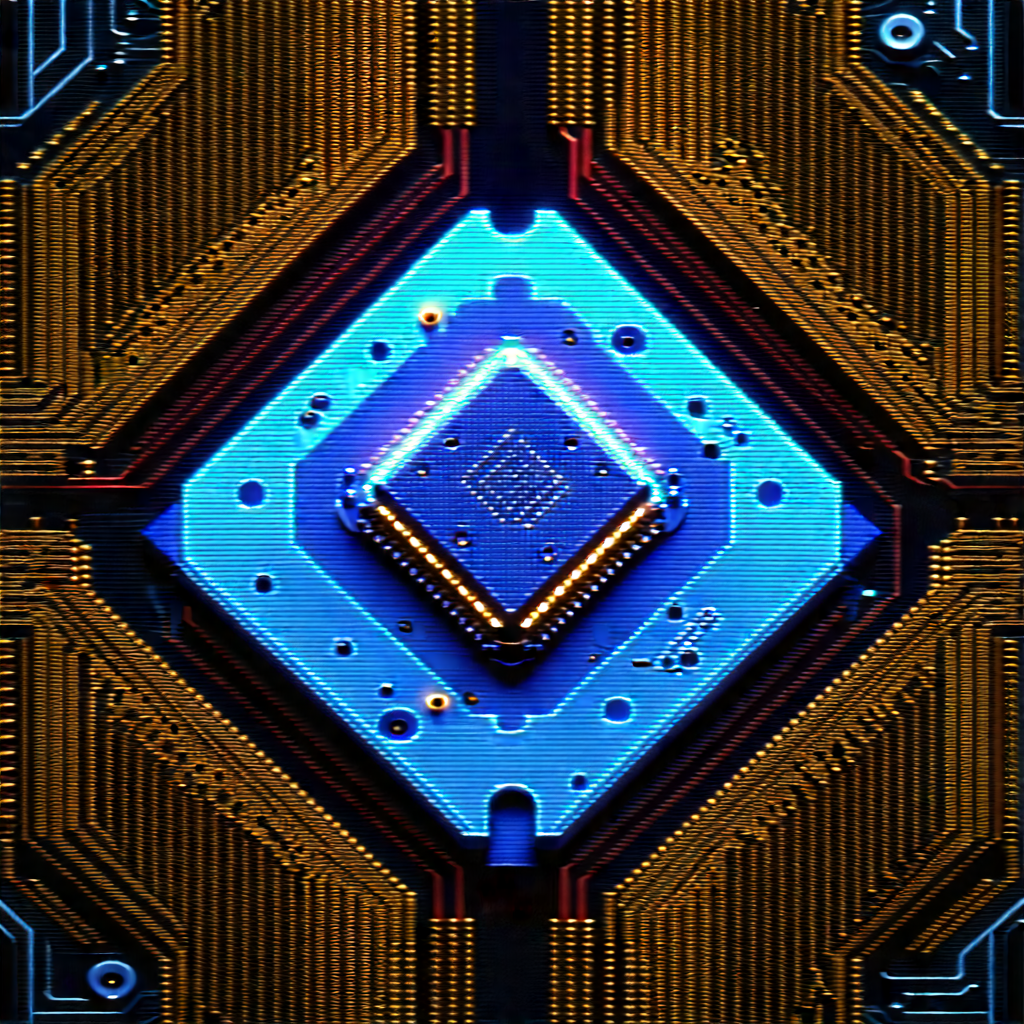 Microchip with digital particles
