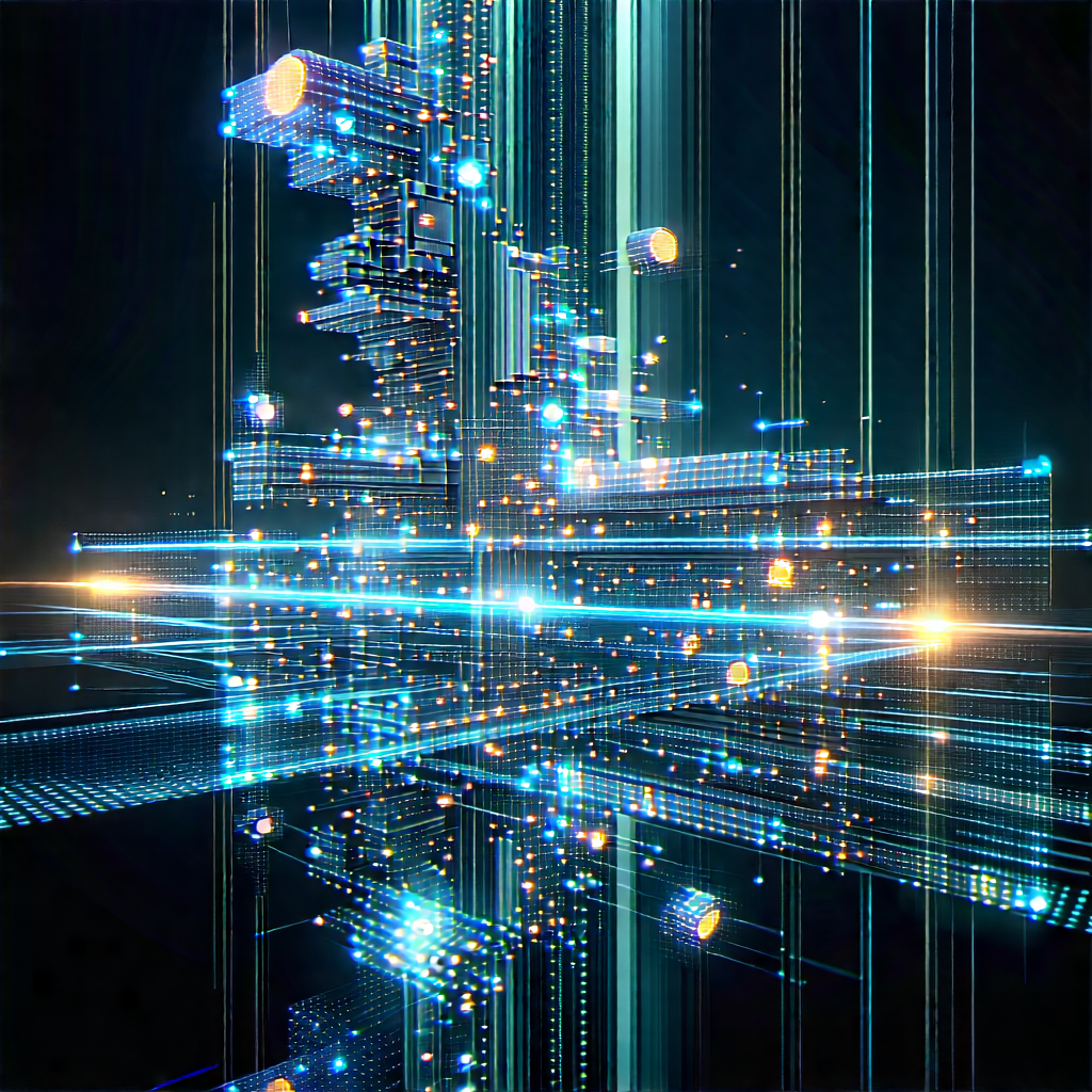 Quantum computer with holographic projection