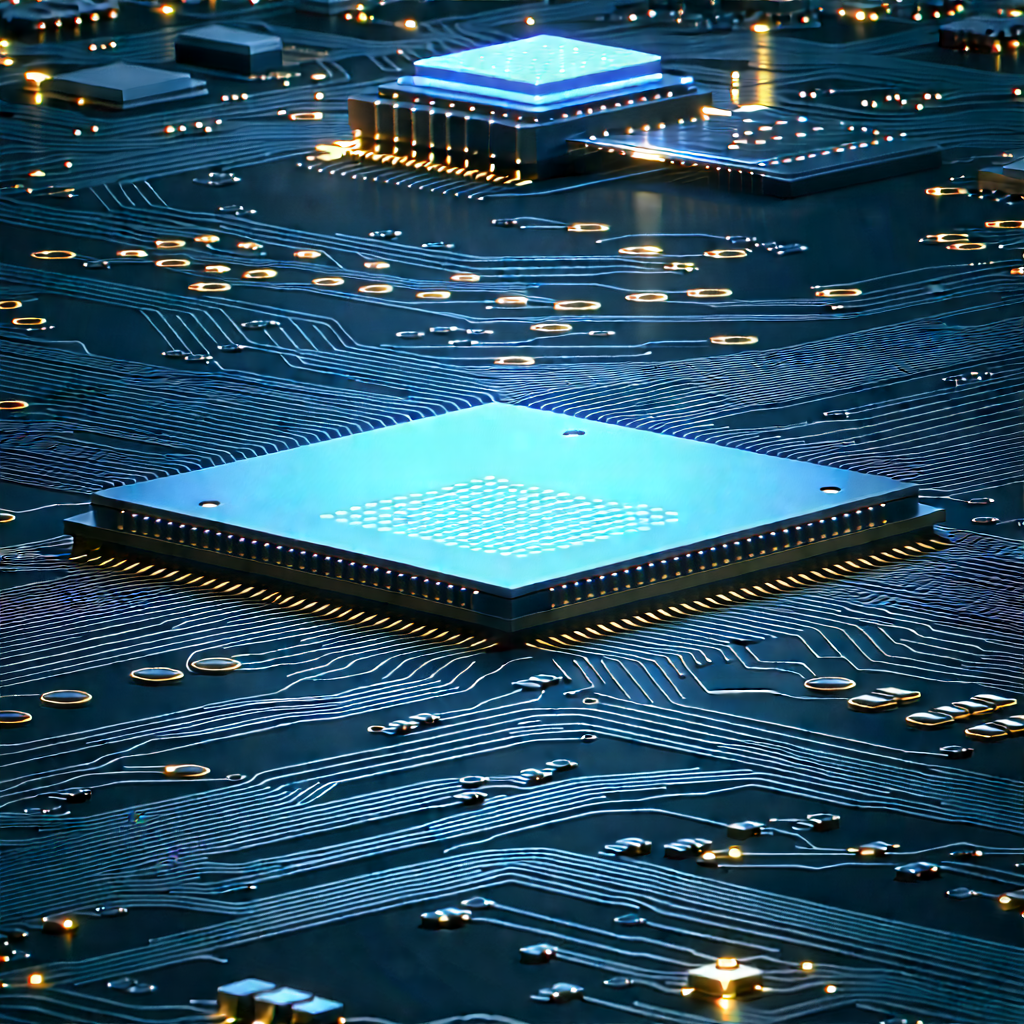 Circuit board with holographic projection
