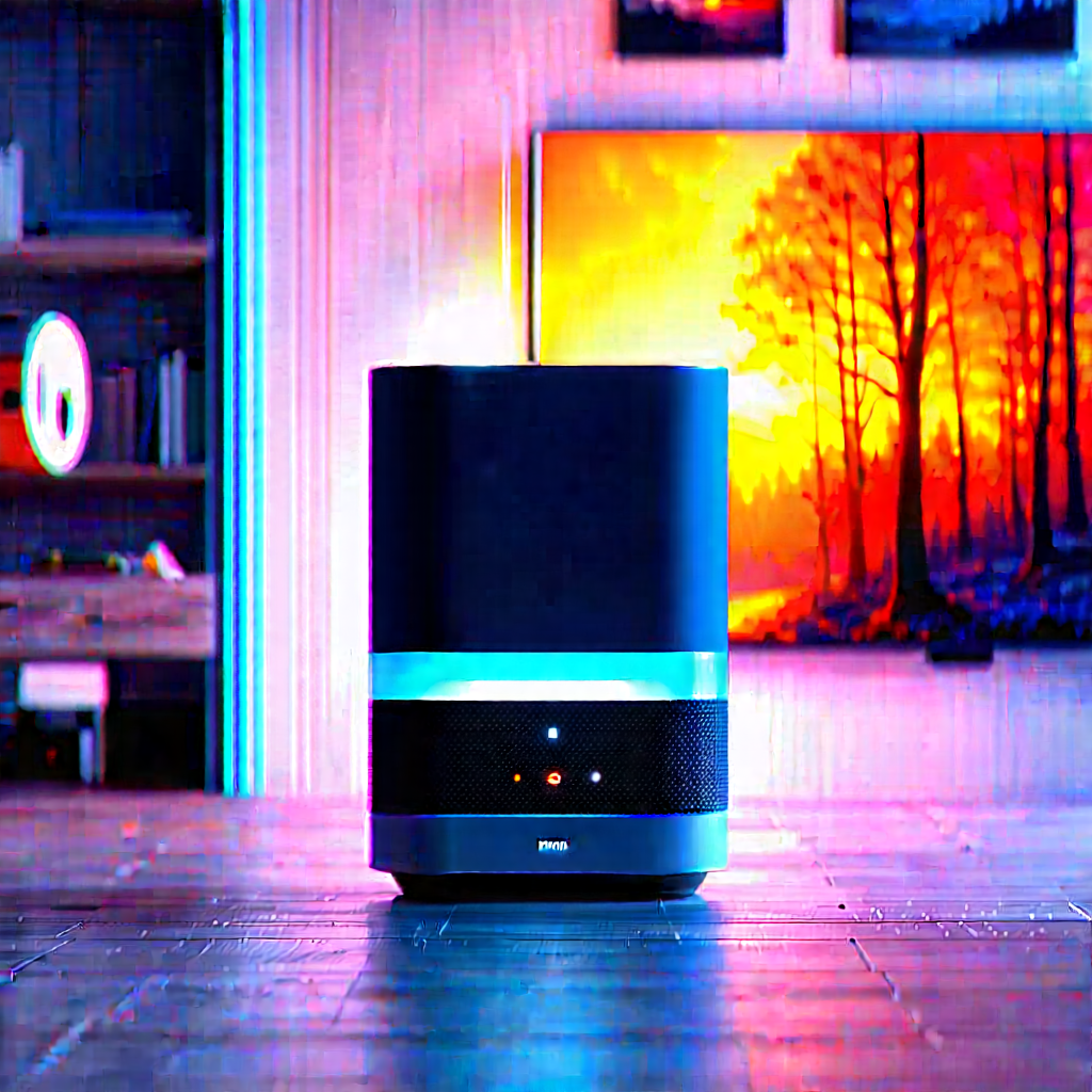 Smart Home (device:1.29) With User Interface With Black White