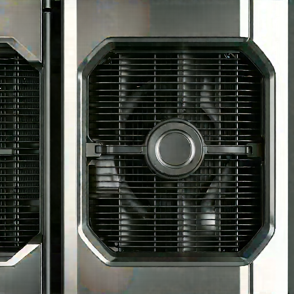 Close-up of cooling system