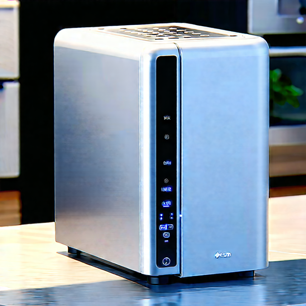 Innovative Smart Appliance Design With Small Silver
