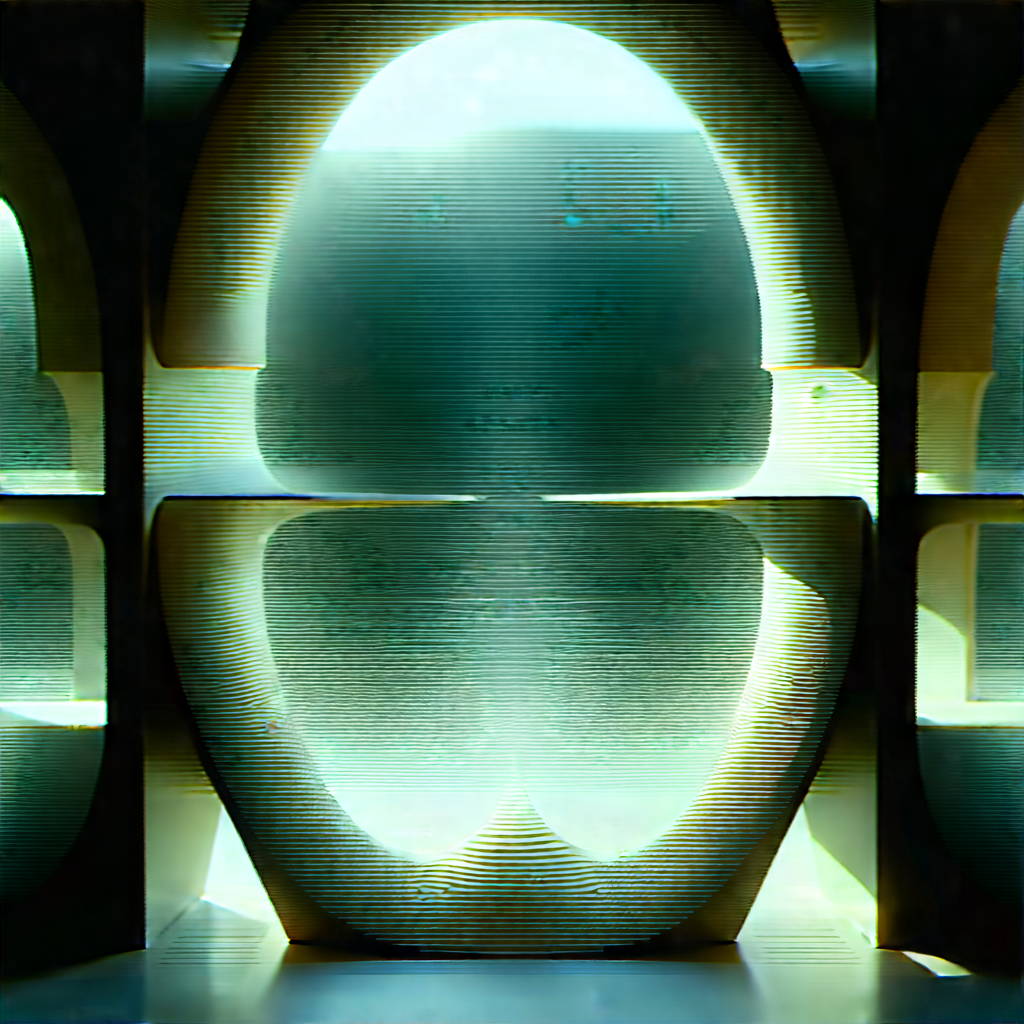 Futuristic research laboratory