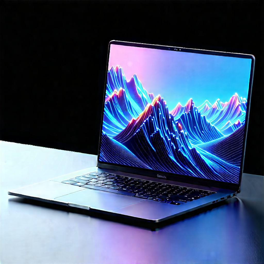 Laptop With Holographic Display With Laptop Computer