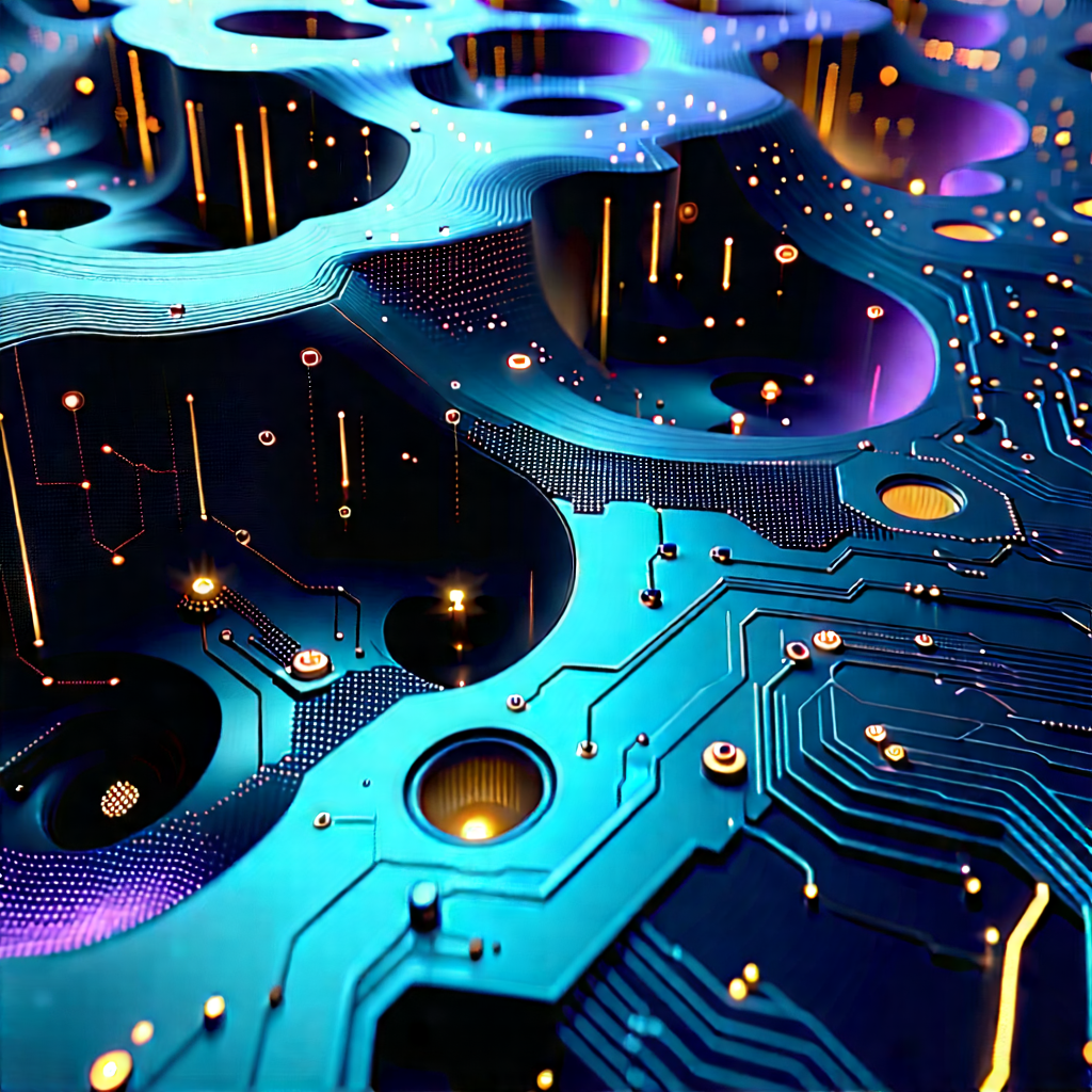 Close-up of sensor array