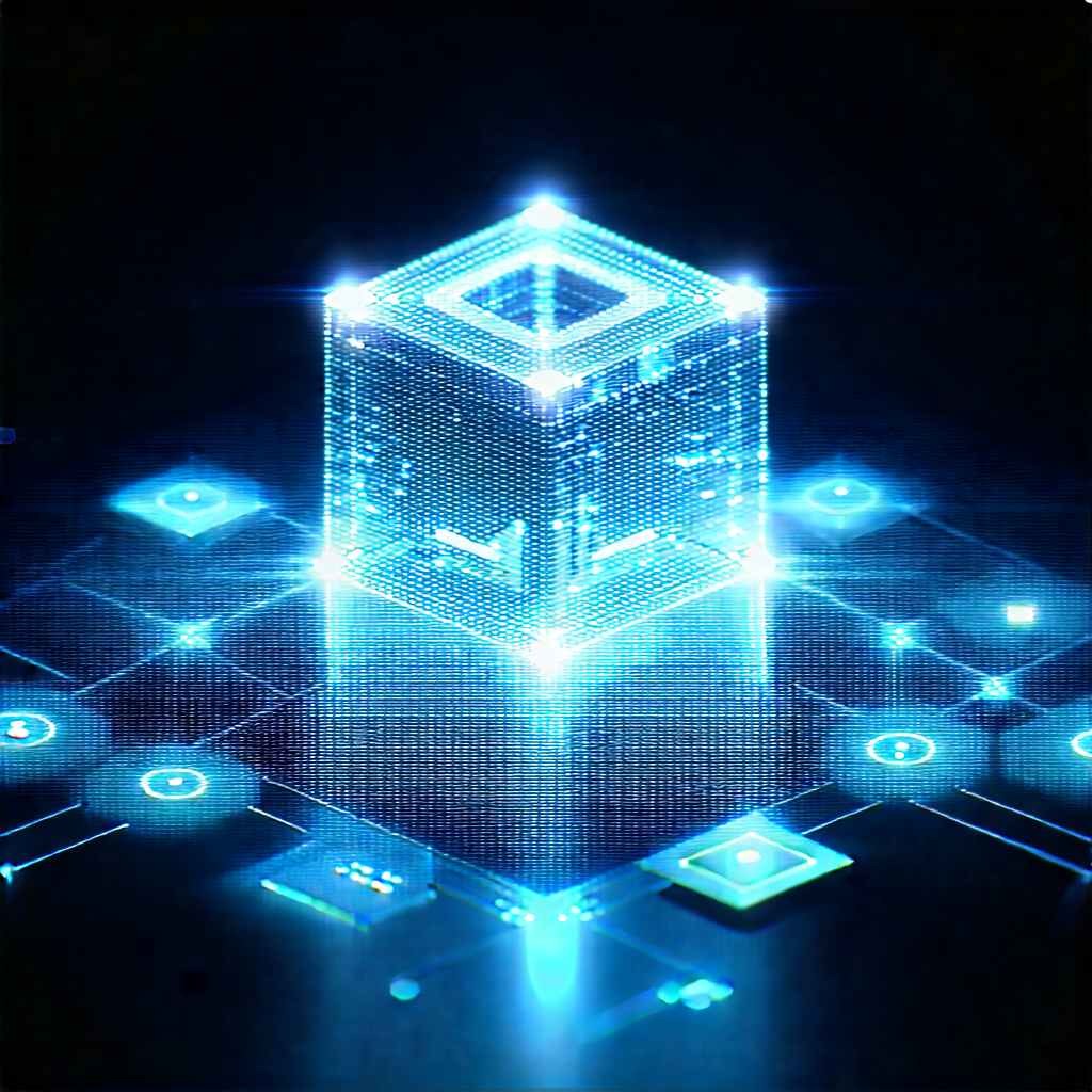 Blockchain Network Visualization With Blue