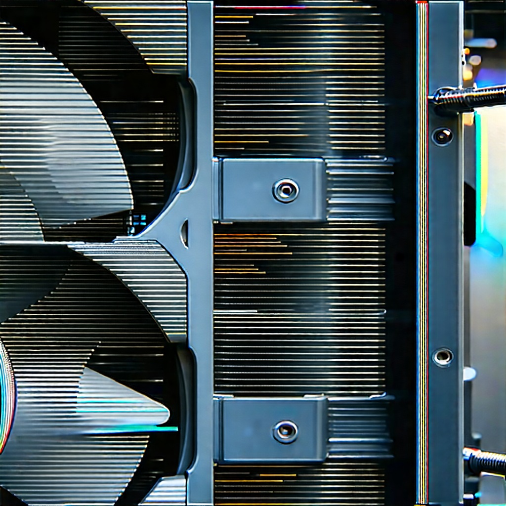 Close-up of cooling system
